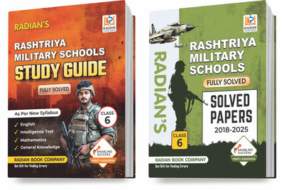 Combo (Set of 2 Books) RMS-CET Class 6 Entrance Exam 2027 | Study Guide + 20 Practice Sets | English Medium