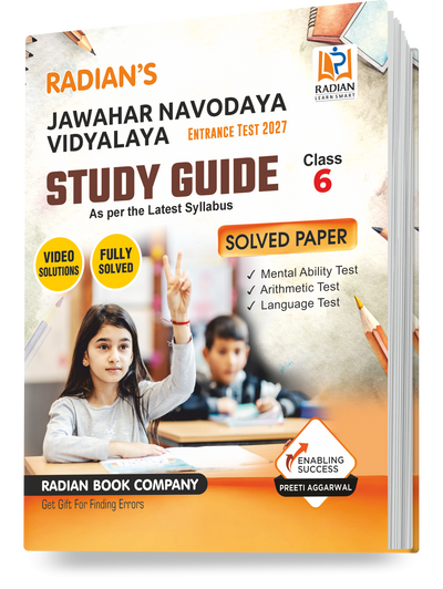 Jawahar Navodaya Vidyalaya Class 6 Entrance Exam Guide Book 2027 (English Medium)