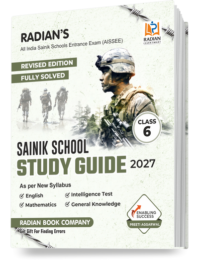 Sainik School Class 6 Guide 2027 English | AISSEE Complete Study Material PYQ's & MCQs