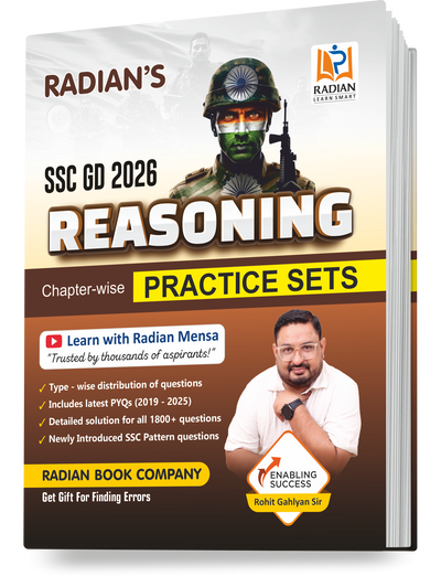 SSC GD 2026 Reasoning Practice Set Book | Reasoning Chapterwise Solved PYQs | English Medium