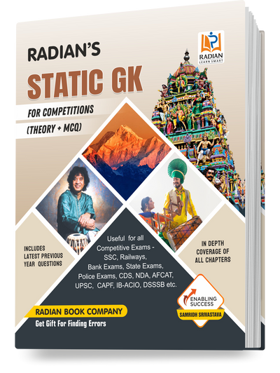 Static GK Theory & MCQs (2025) | English Edition | Includes Latest Previous Year Questions
