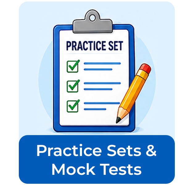 Practice Sets & Mock Tests – Exam-Ready Test Series Books