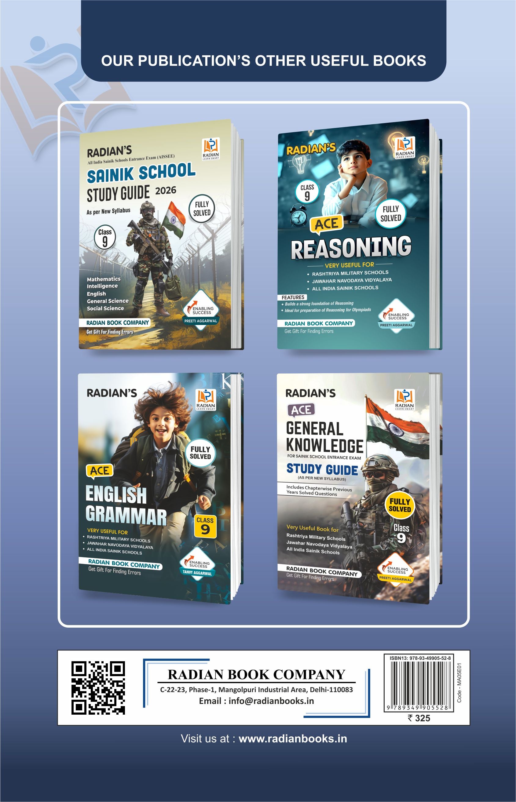 Ace Mathematics Book Class 9 (English) | 2026 Guide for JNV, Sainik School (AISSEE), RMS & Olympiads