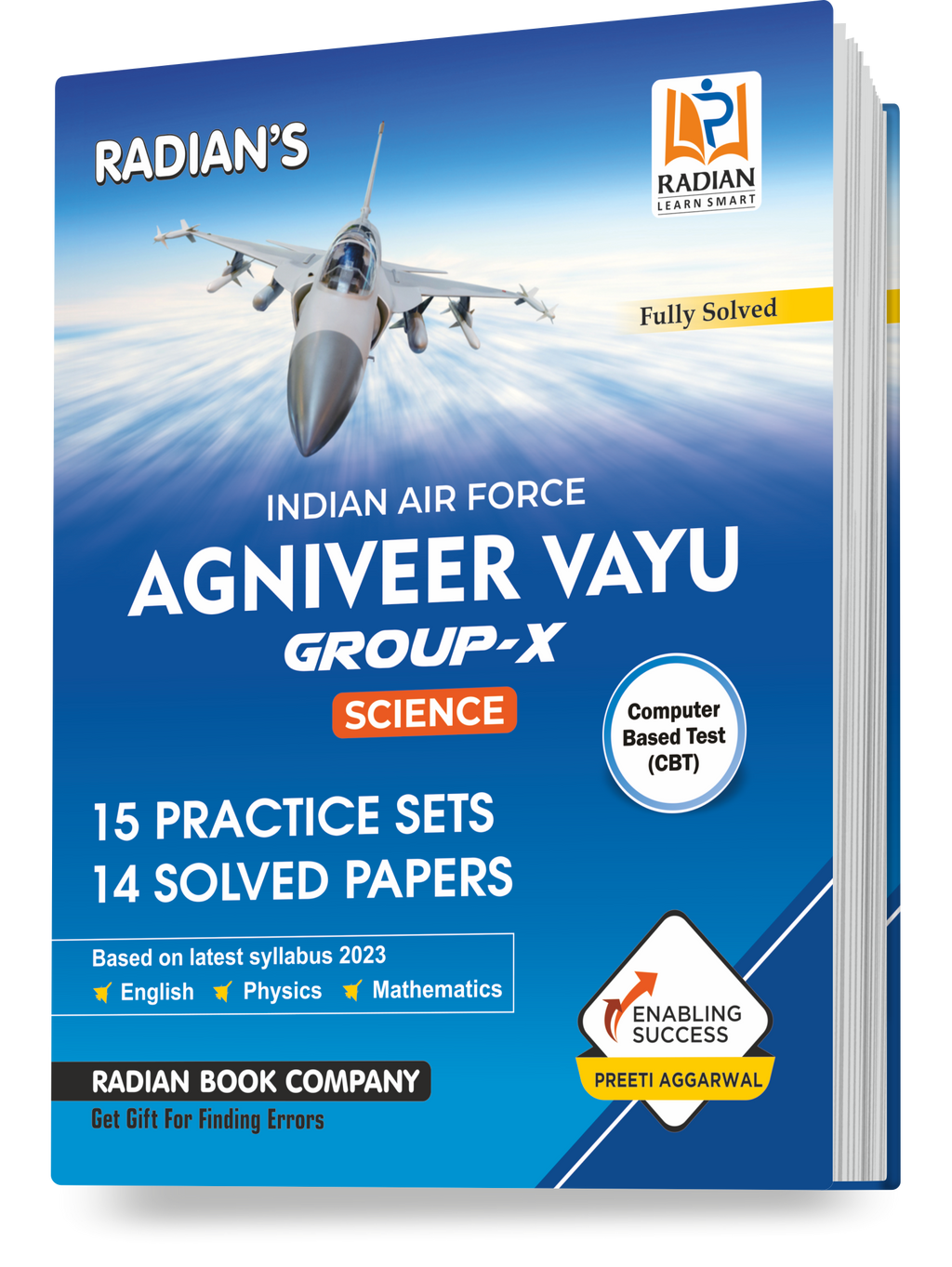 Agniveer Vayu: Airmen (Group X) | English, Maths & Physics | Solved Papers & Practice Sets (2023)