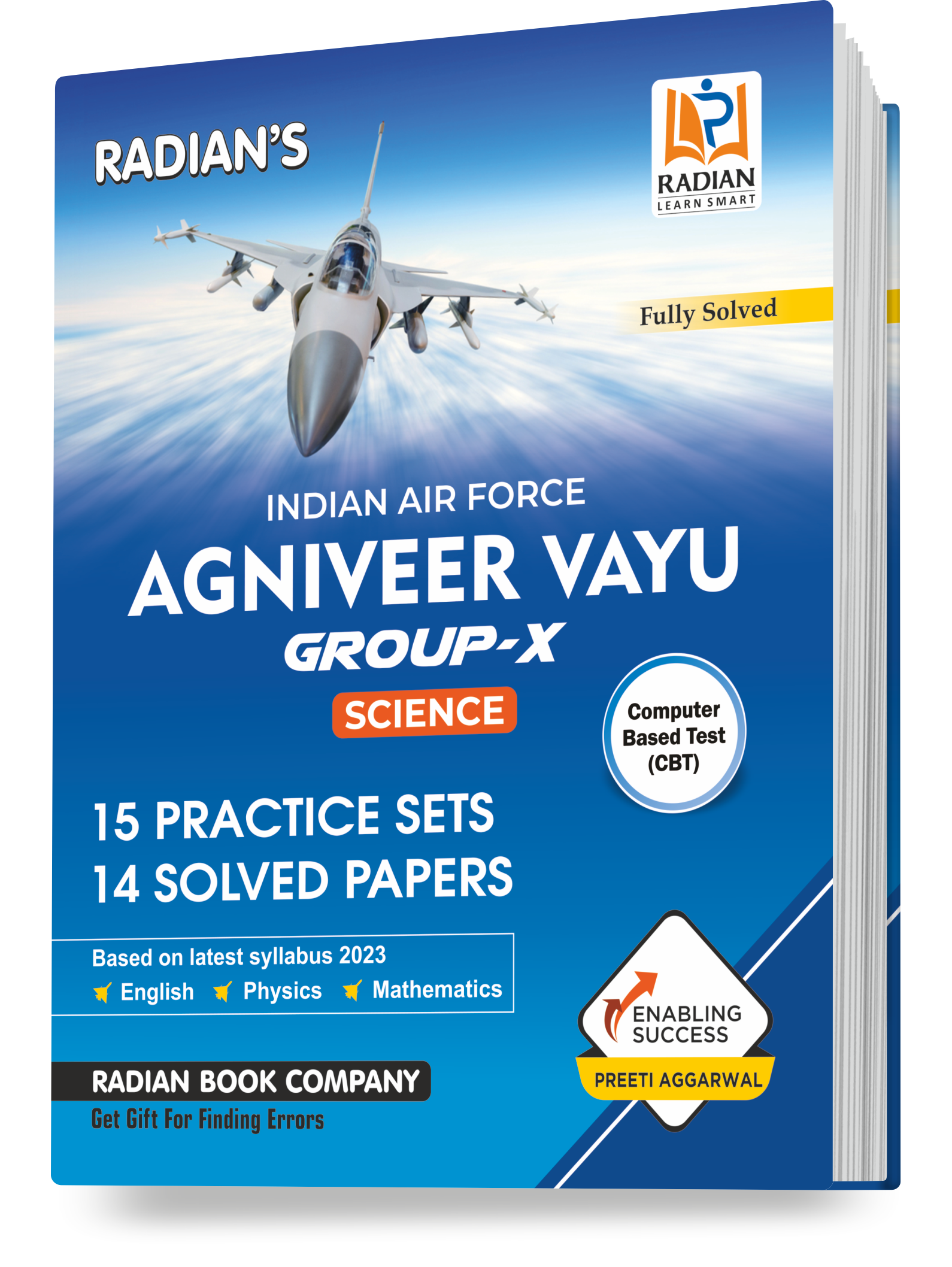 Agniveer Vayu: Airmen (Group X) | English, Maths & Physics | Solved Papers & Practice Sets (2023)