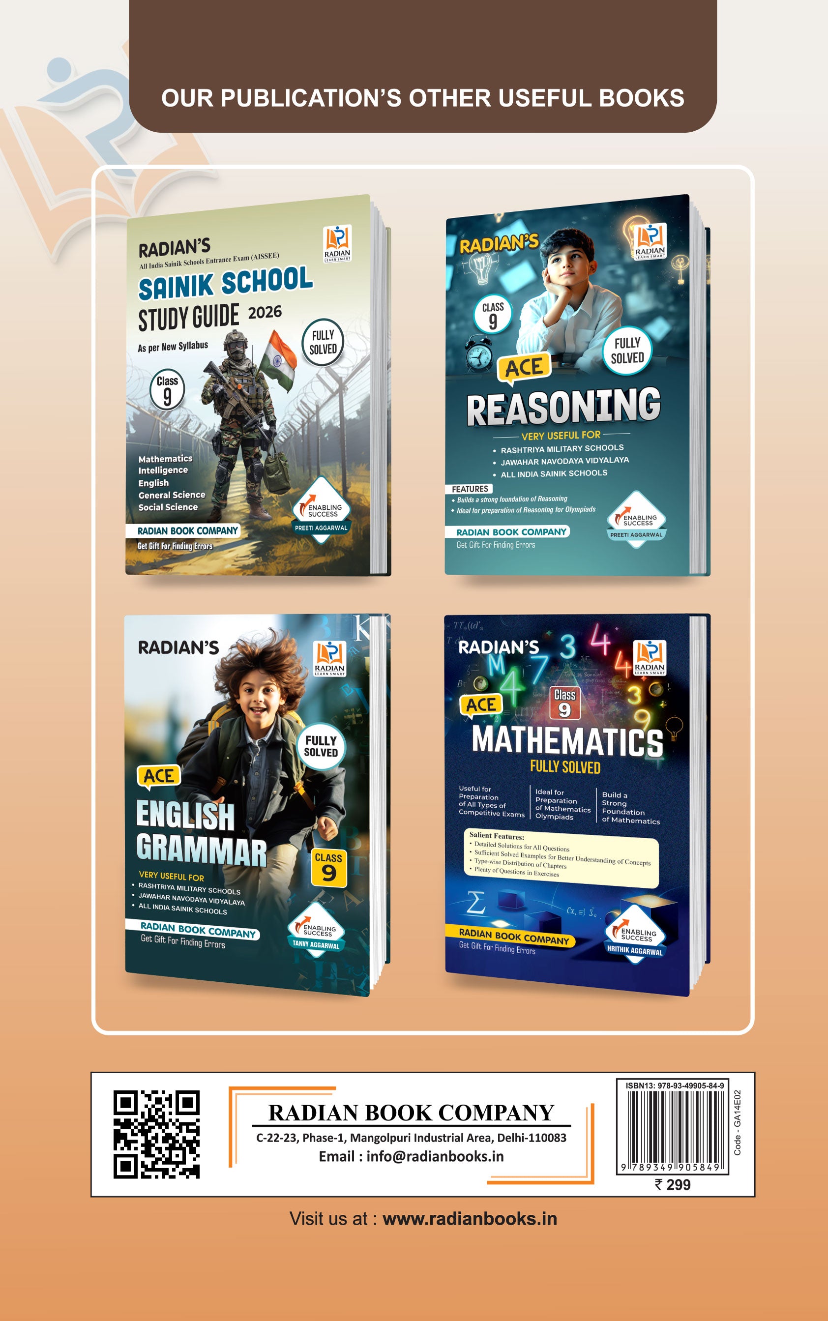 Ace General Knowledge Book 2026-27 | Class 9 English Medium | JNV, AISSEE, RMS & Olympiad