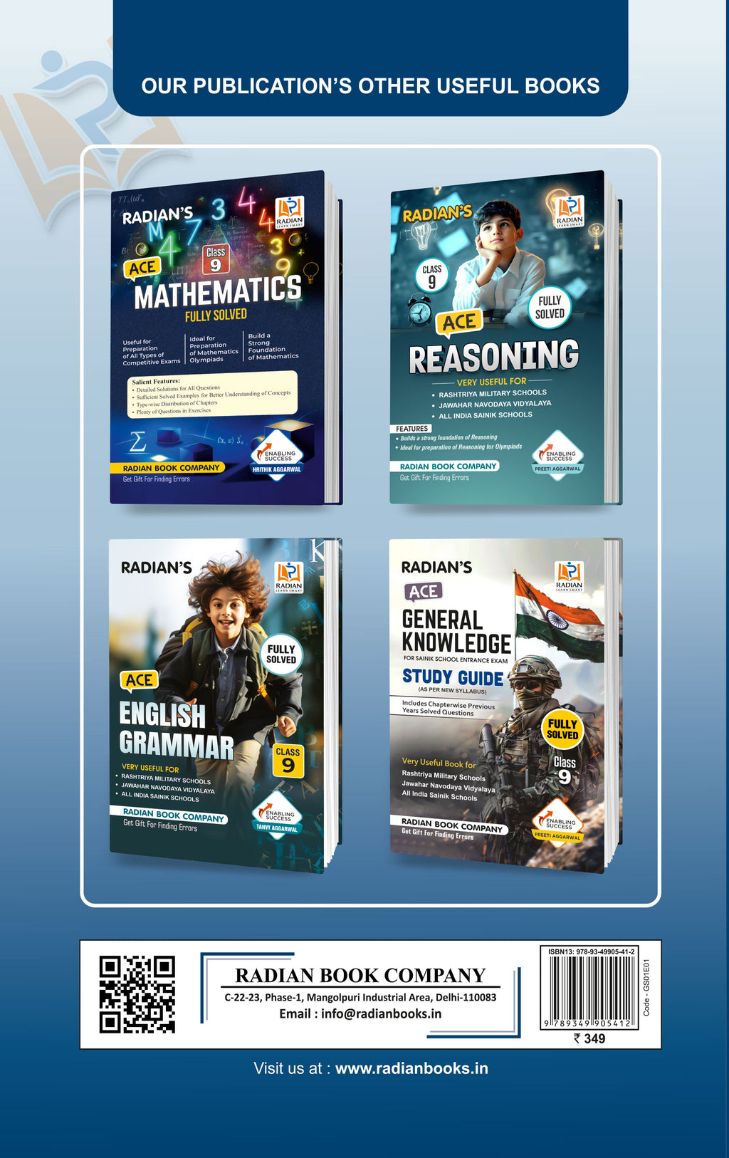 Ace General Science  Class 9 [English Medium] |Essential for JNV, Sainik School & RMS 2026