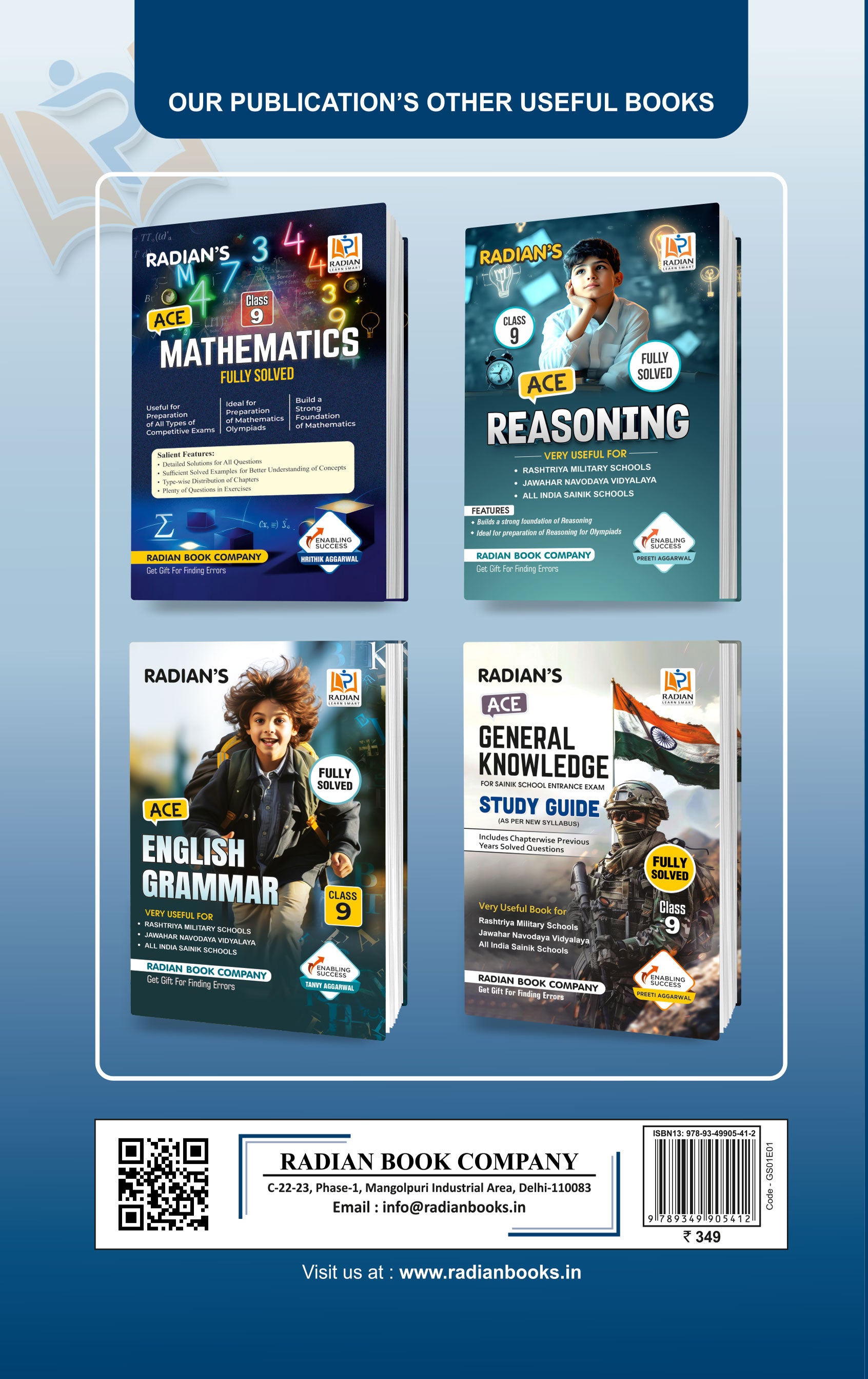 Ace General Science  Class 9 [English Medium] |Essential for JNV, Sainik School & RMS 2026