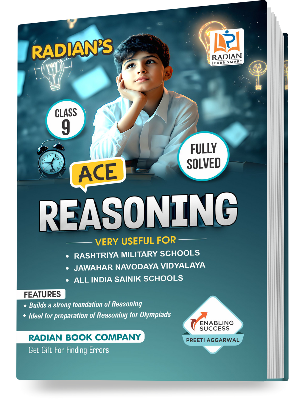 Ace Reasoning Book Class 9 | Entrance Exams 2026 Sainik School, JNV, RMS & Other Comptetive Exams