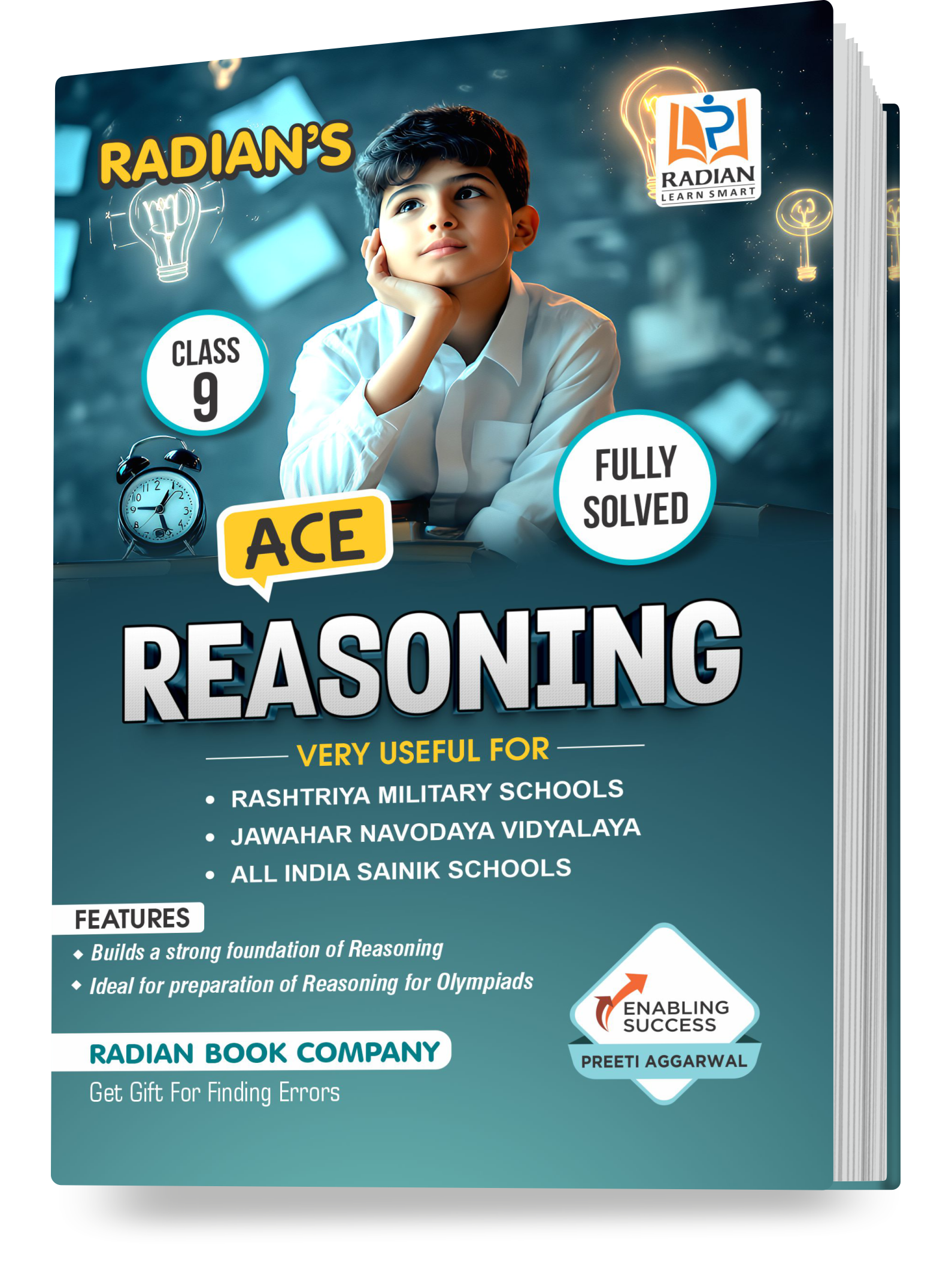 Ace Reasoning Book Class 9 | Entrance Exams 2026 Sainik School, JNV, RMS & Other Comptetive Exams