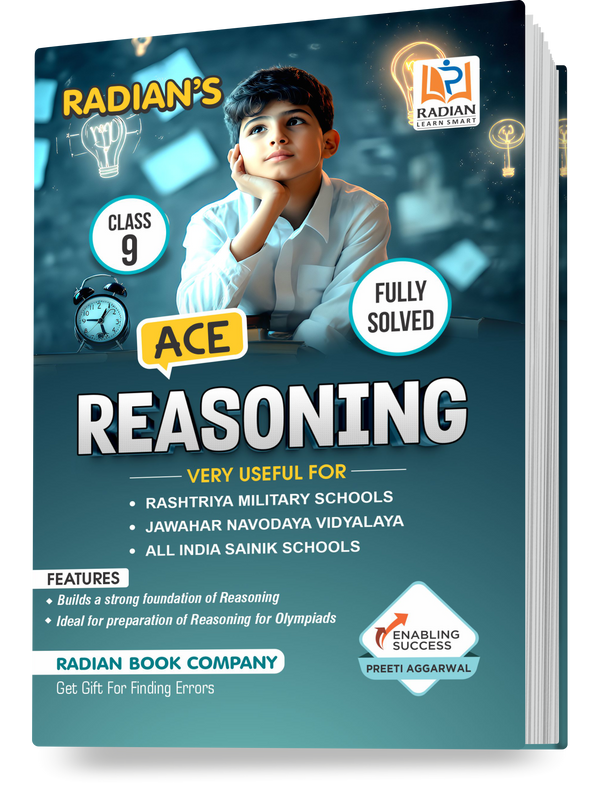 Ace Reasoning Book Class 9 | Entrance Exams 2026 Sainik School, JNV, RMS & Other Comptetive Exams