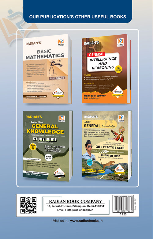 Basic Static General Knowledge Book 2024-2025 [English] | For AISSEE, RMS & Olympiad Prep