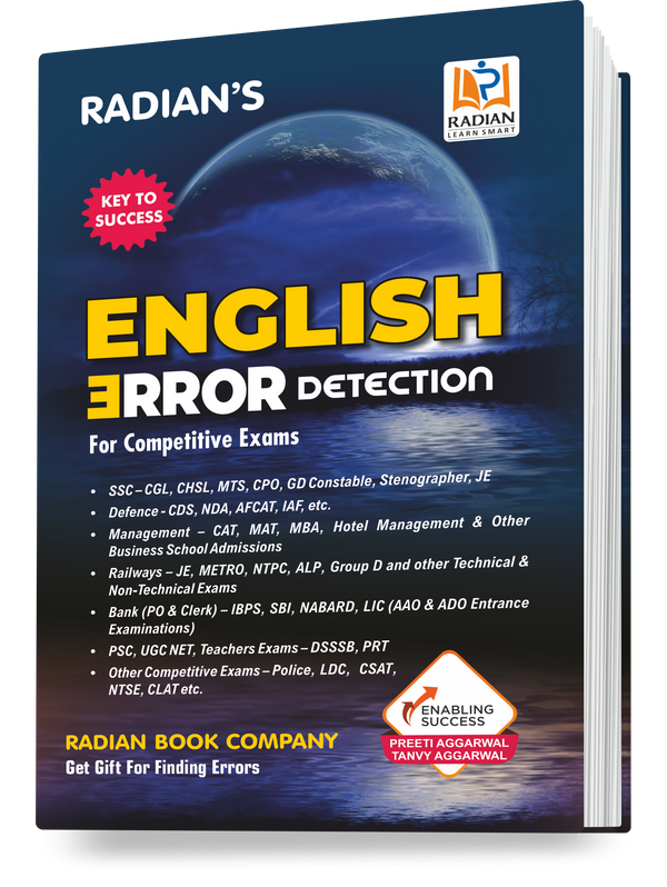 English Error Detection Fully Solved Book | SSC, Defence, Bank, Railways & Other Competitive Exams
