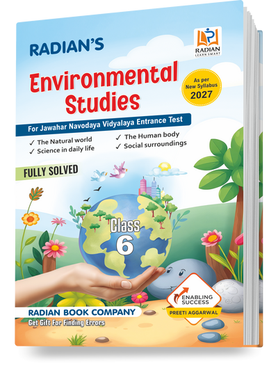 Environmental Studies (EVS) Book for JNVST Class 6 Entrance Exam 2027 | Fully Solved | English Medium