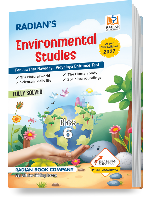 Environmental Studies (EVS) Book for JNVST Class 6 Entrance Exam 2027 | Fully Solved | English Medium