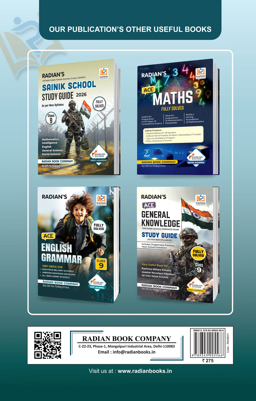 Ace Reasoning Book Class 9 | Entrance Exams 2026 Sainik School, JNV, RMS & Other Comptetive Exams