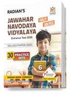 JNV Class 6 Practice Set & Latest Solved Paper English Medium | JNV Entrance Exam 2026