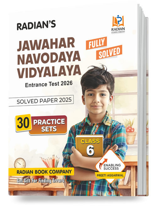 JNV Class 6 Practice Set 2026 English