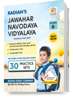 JNV Class 6 Practice Set Book 2027 (English) | 30 Practice Sets & Solved Paper