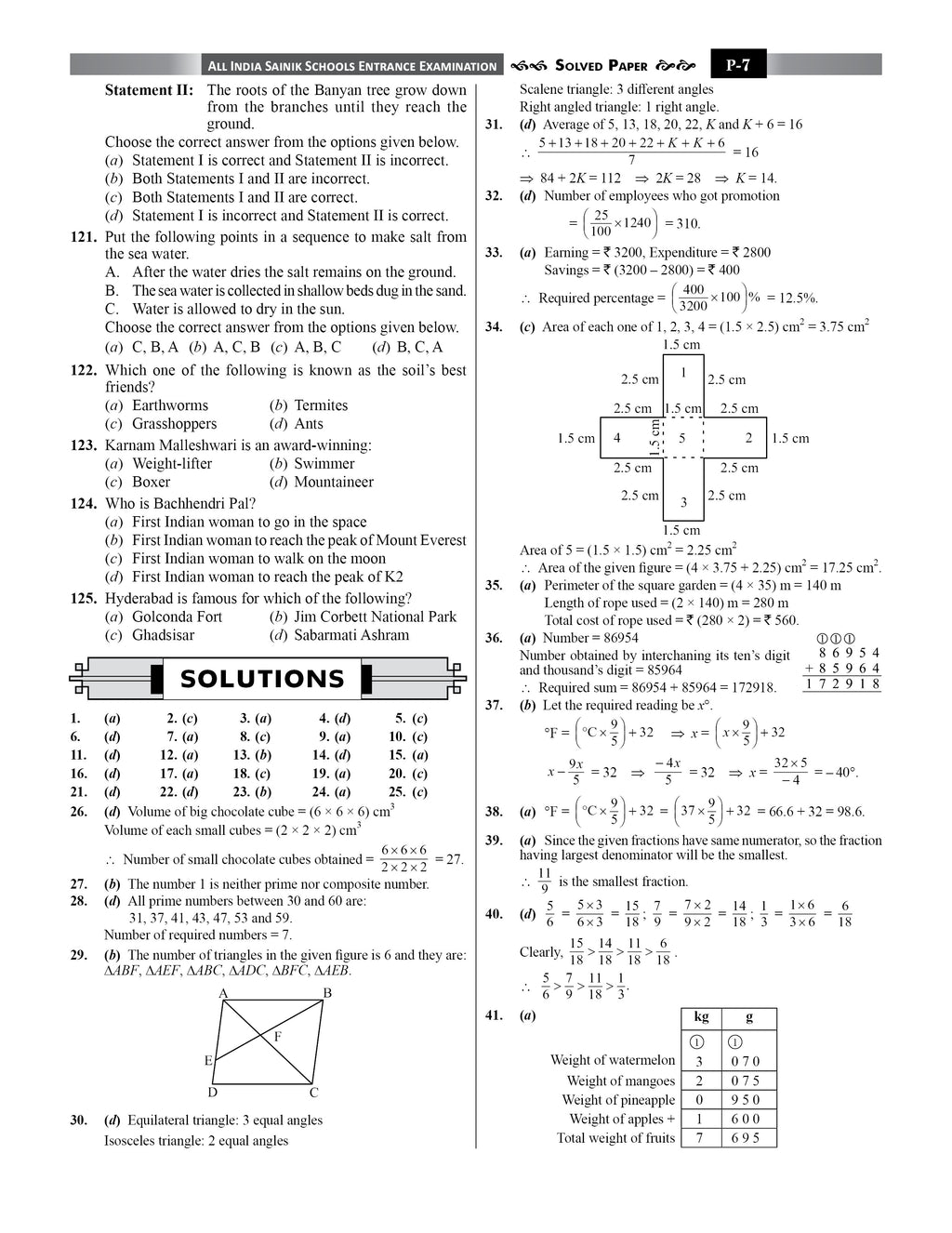 Sainik School Class 6 Practice Set Book 2027 (English) | AISSEE Exam