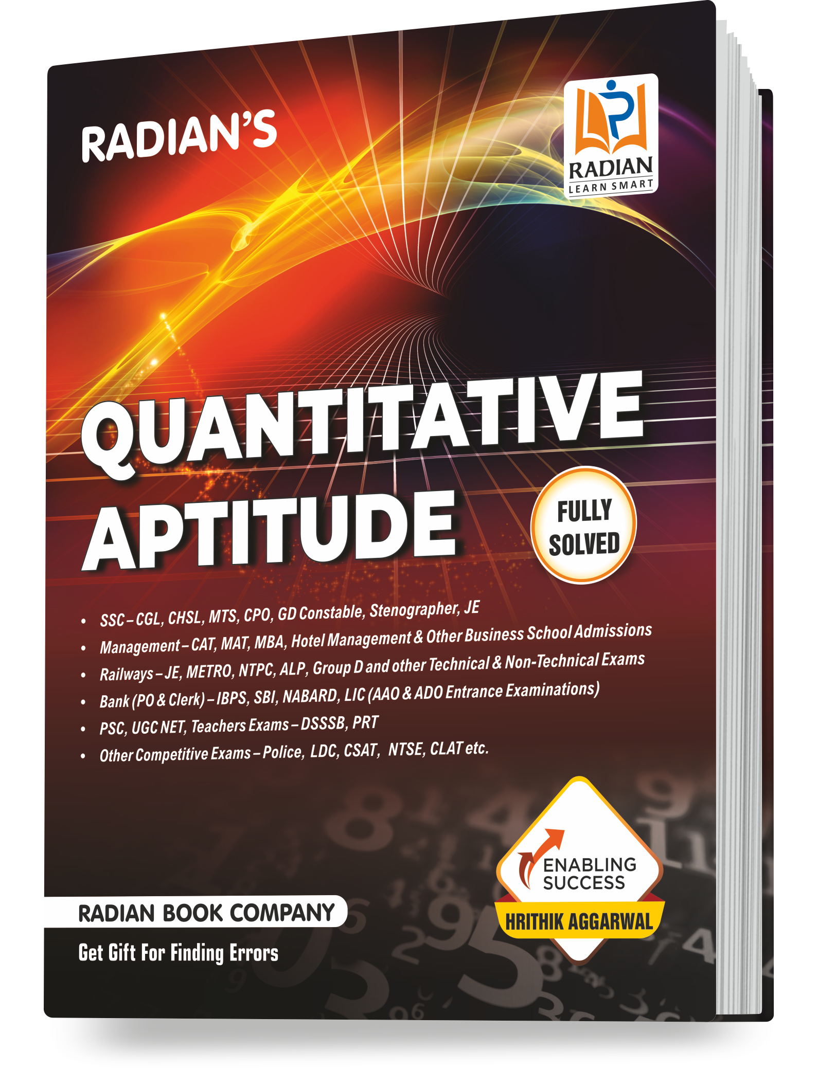 Quantitative Aptitude Book | English Edition | All Competitive Exams