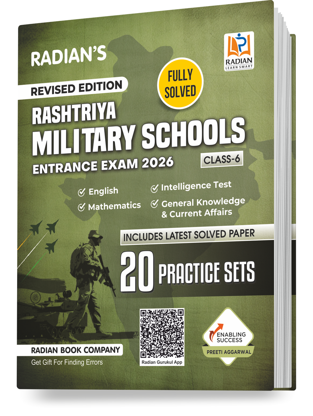 Rashtriya Military School RMS-CET Preparation Book Class 6 2026 | Entrance Exam | English