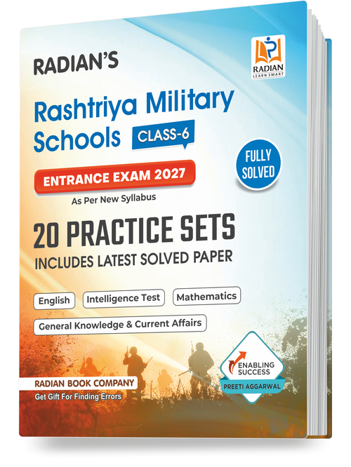 RMS Practice Set 2027 | Class 6 Entrance Exam Book (English)