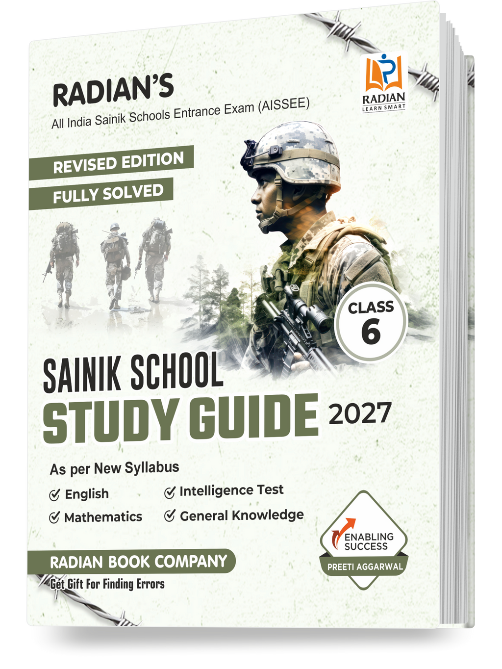 Sainik School Class 6 Guide 2027 English | AISSEE Complete Study Material PYQ's & MCQs