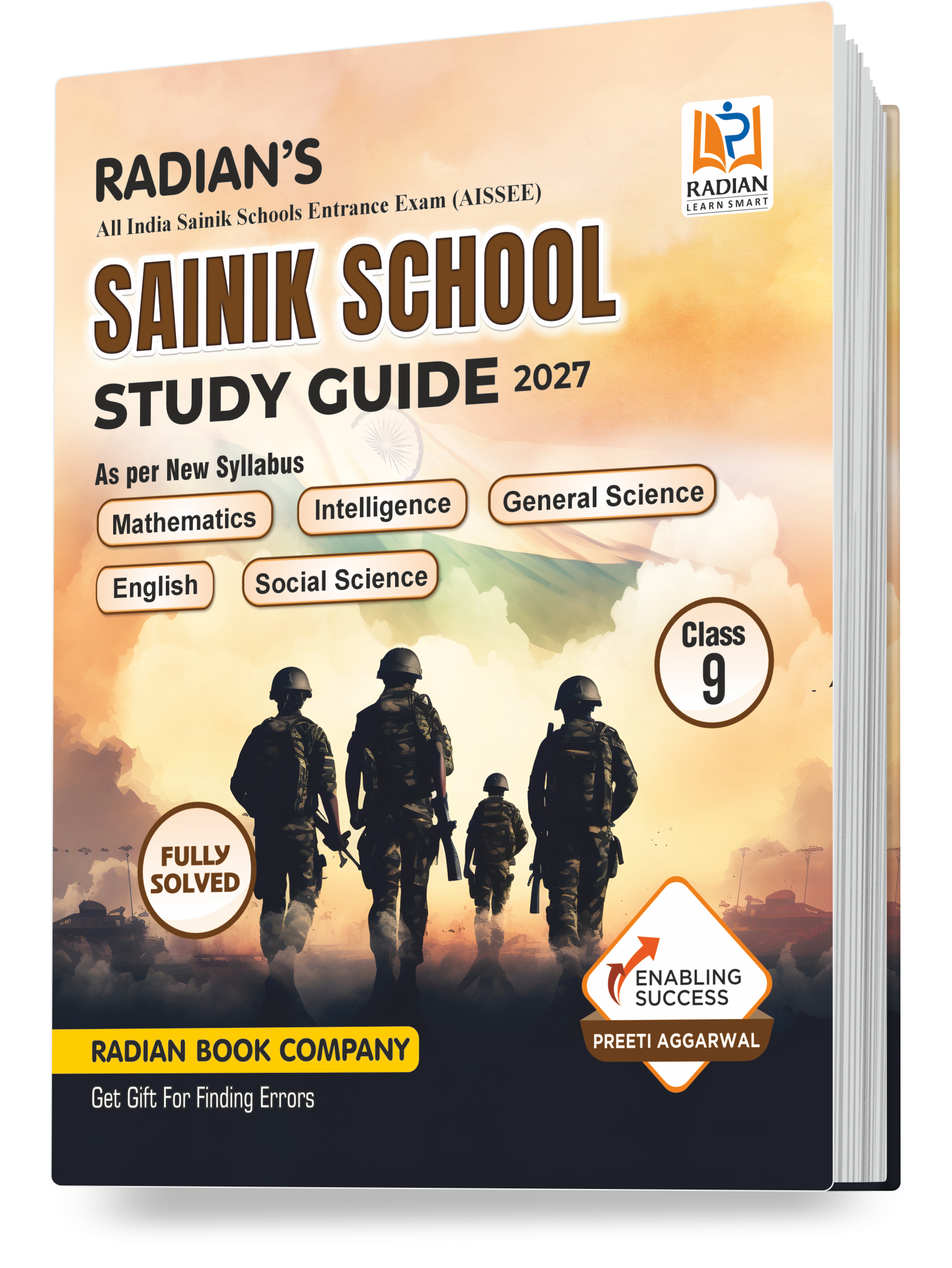 Sainik School Class 9 Guide 2027 English | AISSEE Complete Study Material PYQ's & MCQs