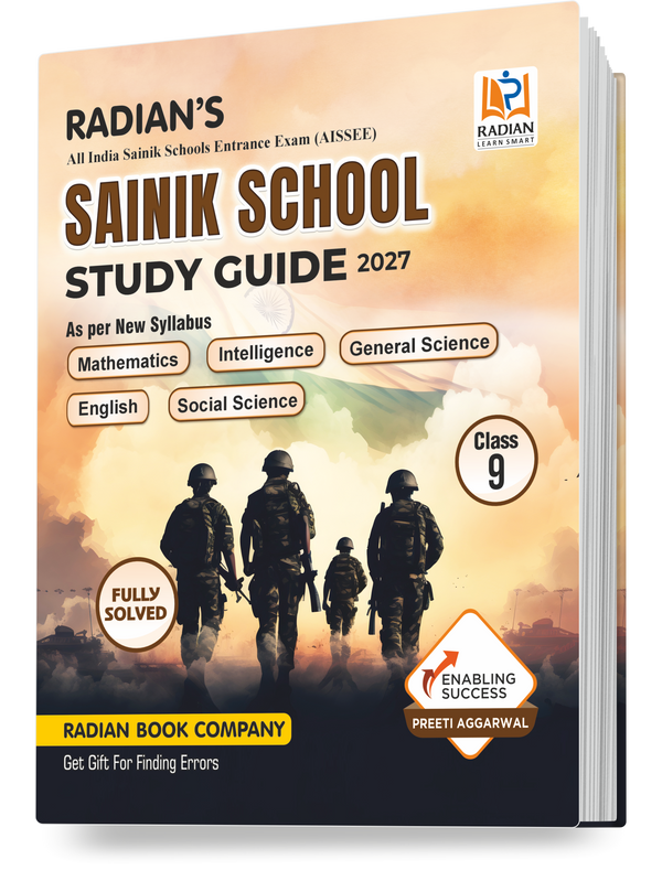 Sainik School Class 9 Guide 2027 English | AISSEE Complete Study Material PYQ's & MCQs