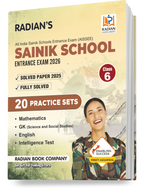 Sainik School Practice Set Book Class 6 2026 (AISSEE) | Sainik school Entrance Exam Book | English Medium