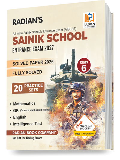 Sainik School Class 6 Practice Set Book 2027 (English) | AISSEE Exam