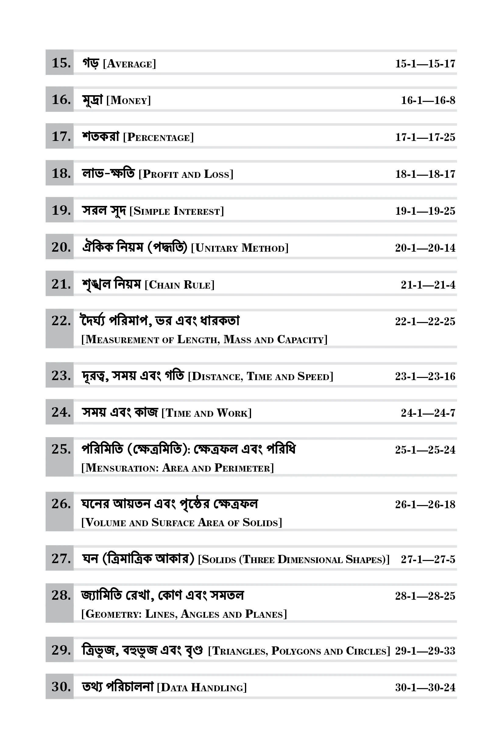 Basic Mathematics Guide Book for JNV, Sainik School (AISSEE), RMS, Class 5-8 and Other Entrance & Competitive Exams in Bengali 2026