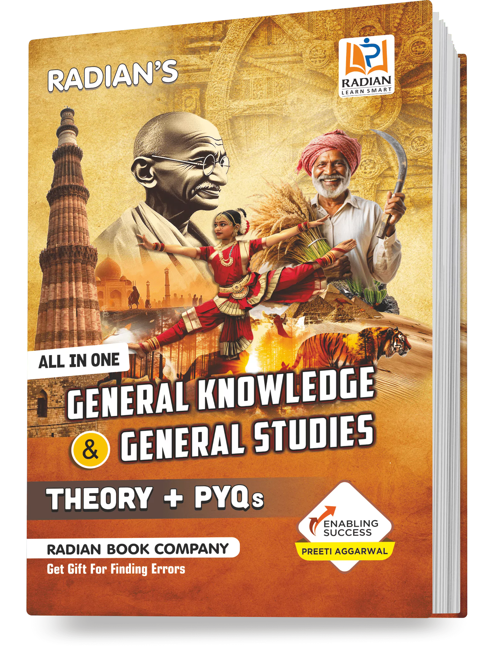 General Knowledge & General Studies (All in One) Theory + PYQs GK Book 2025 in English for All Competitive Exams